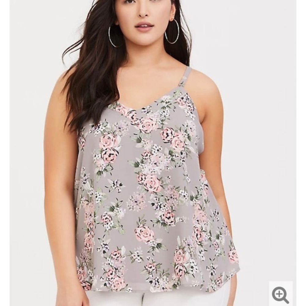 Torrid Georgette Swing Cami with Tie Back‎